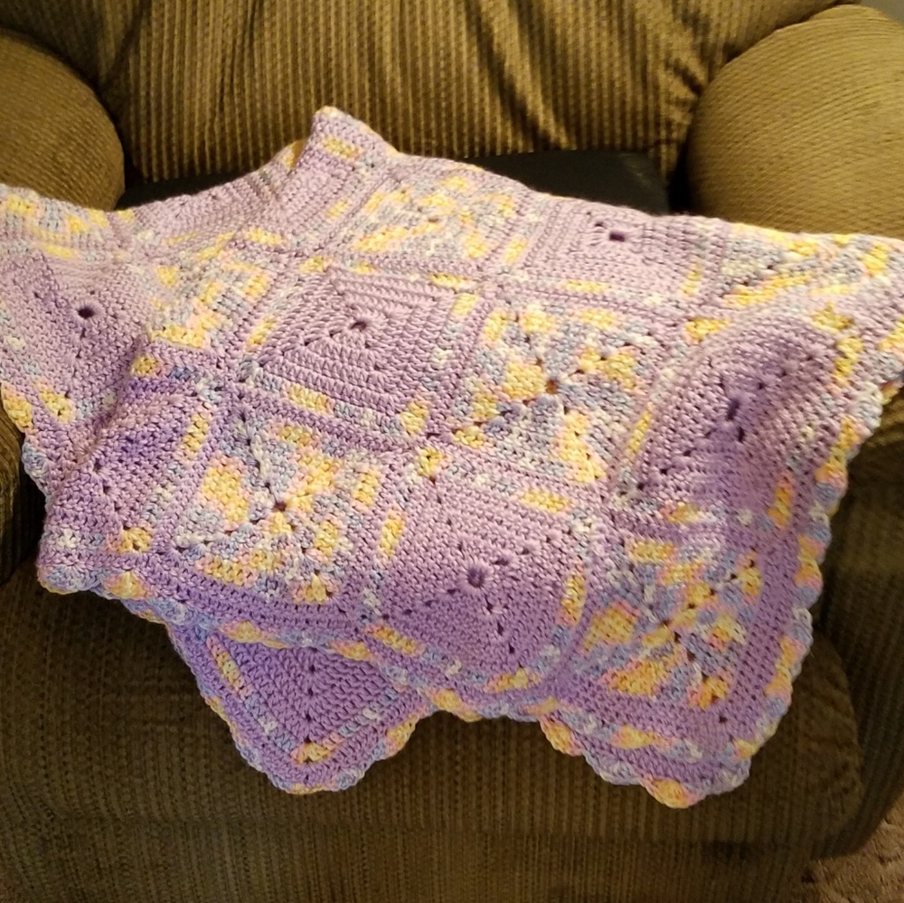 Gypsycraft Crochet Baby Quilt
